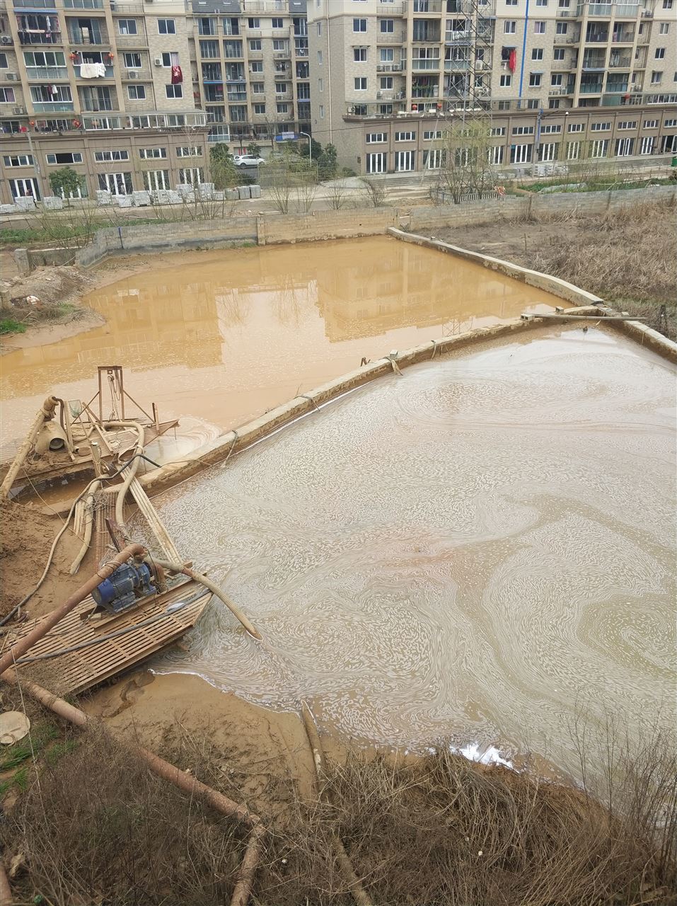 古蔺沉淀池淤泥清理-厂区废水池淤泥清淤